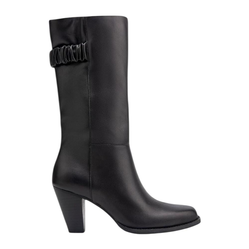 NWOT Aerosoles Liki Midcalf Black Leather Boots – Sz 9M